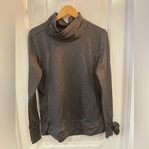 Athleta t-neck gray.